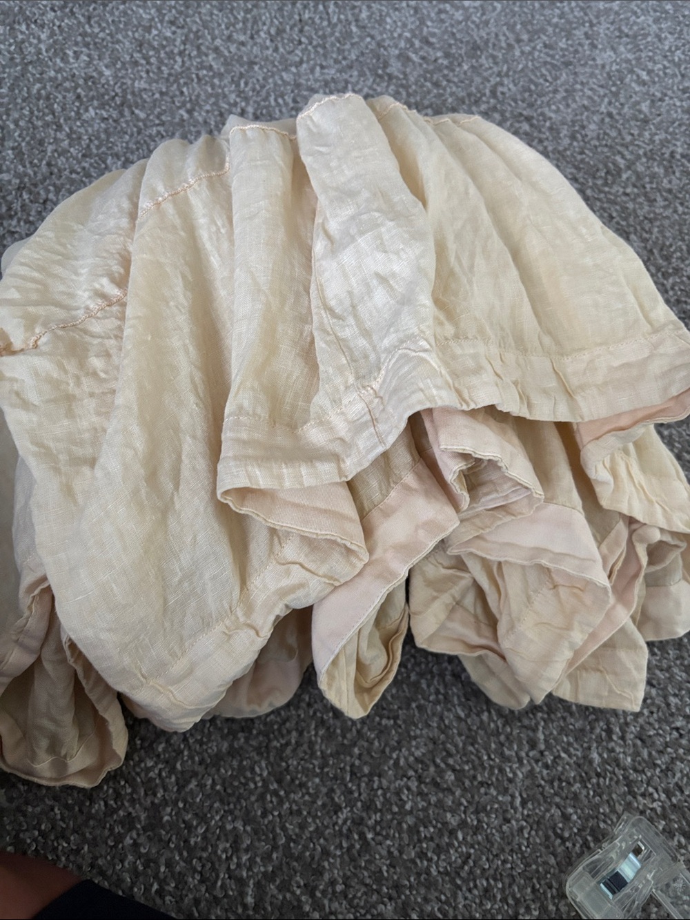 Anthropologie Linen Ruffled skirt - Picture 6 of 7
